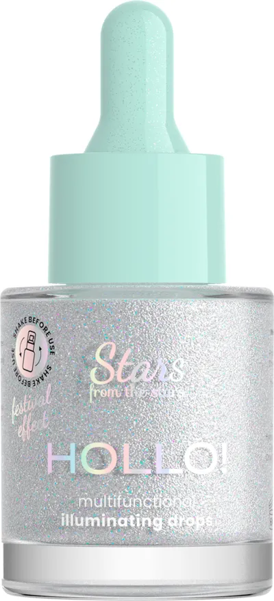 Stars from the stars Hollo!, Multifunctional Illuminating Drops (Płynny rozświetlacz do twarzy i ciała)