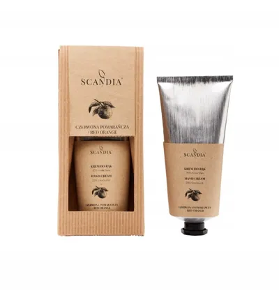 Scandia Cosmetics Czerwona pomarańcza, Krem do rąk z masłem shea 20%