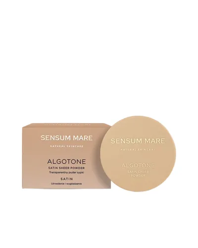 Sensum Mare Dermocosmetics Algotone, Satin Sheer Powder (Transparentny puder sypki o satynowym wykończeniu)