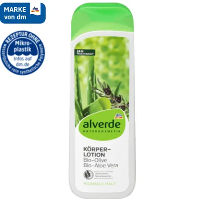 Alverde Bodylotion Bio-Olive &  Bio-Aloe Vera (Balsam do ciała `Oliwki i aloes`)