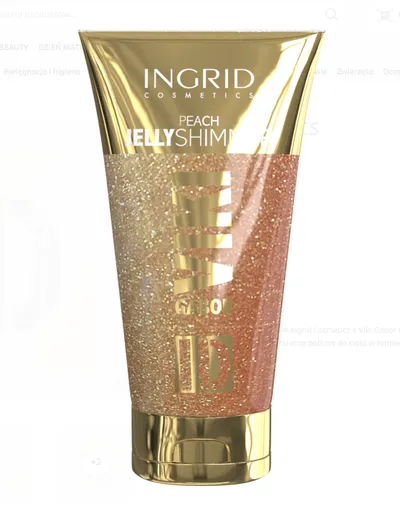 Ingrid Cosmetics Ingrid x Viki Gabor, Coco, Jelly Shimmer (Kokos, Rozświetlający balsam do ciała w galaretce)