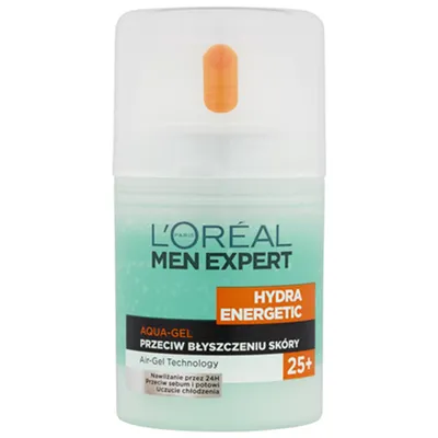 L'Oreal Paris Men Expert, Hydra Energetic, Aqua-Gel (Żel przeciw błyszczeniu się skóry)