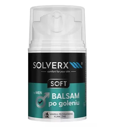 Solverx For Men, Soft, Balsam po goleniu