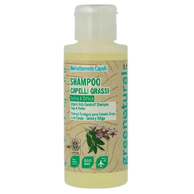 Greenatural Shampoo Antiforfora Salvia & Ortica (Szampon przeciwłupieżowy z szałwią i pokrzywą)