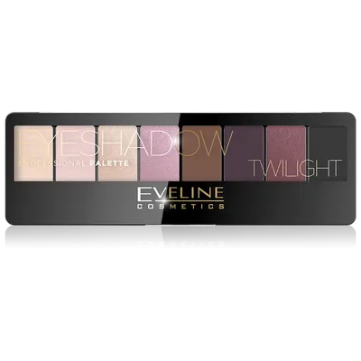 Eveline Cosmetics Professional Eyeshadow Palette 02 Twilight (Paletka 8 cieni do powiek)