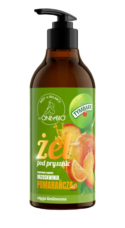 OnlyBio OnlyBio x Tymbark, Body in Balance, Pomarańcza-Brzoskwinia, Żel pod prysznic