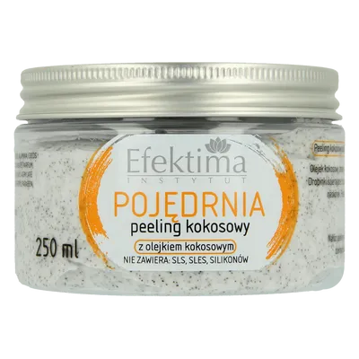 Efektima Pojędrnia, Peeling kokosowy  z olejkiem kokosowym do ciała