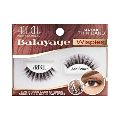 Ardell Lashes Balayage, Wispies, Ash Brown, Sztuczne rzęsy na pasku