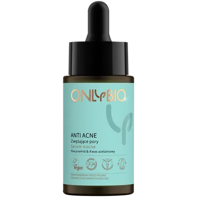 OnlyBio Anti Acne, Zwężające pory serum nocne