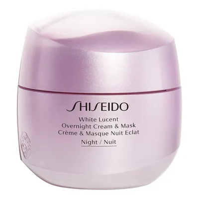 Shiseido White Lucent, Overnight Cream & Mask (Rozjaśniający przebarwienia krem-maska na noc)