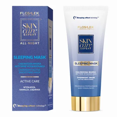 Floslek Skin Care Expert All Night, Całonocna maska aktywnie wygładzająca