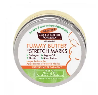 Palmer's Cocoa Butter Formula with Vitamin E, Tummy Butter for Scretch Marks (Masło przeciw rozstępom do pielęgnacji brzucha podczas ciąży)
