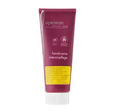 Apeiron Natural Care Intensive Care Hand Cream (Krem do rąk Intensywna pielęgnacja)