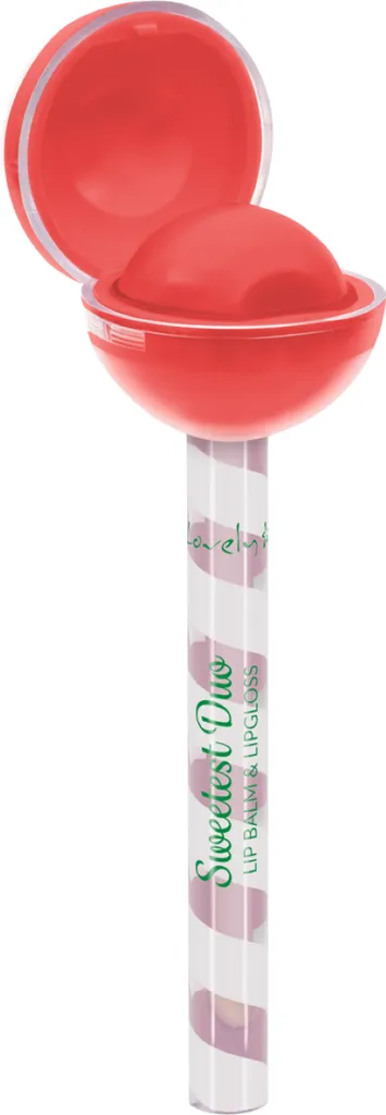 Lovely Sweetest Duo, Lip Balm & Lipgloss (Balsam i błyszczyk do ust w jednym)