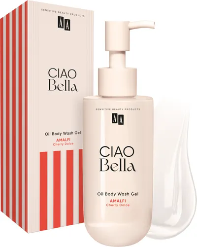 AA Ciao Bella, Amalfi Cherry Dolce, Oil Body Wash Gel (Olejkowy żel do mycia ciała)