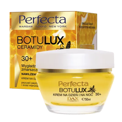 Perfecta Botulux Ceramidy 30+,  Krem na dzień i na noc `Wygładzenie zmarszczek i nawilżenie`