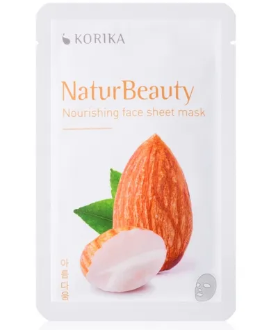 Korika NaturBeauty, Nourishing Face Sheet Mask (Odżywcza maska do twarzy w płacie)