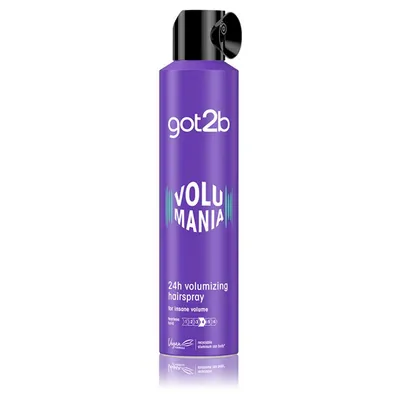 Got2b Volumania, 24H Volumizing Hairspray (Mocno utrwalający lakier do włosów nadający objętość)