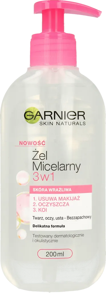 Garnier Żel micelarny do skóry wrażliwej