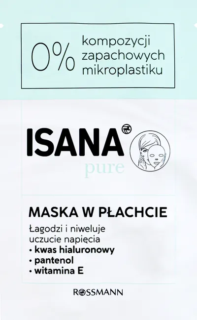 Isana Pure, Kojąca maska w płachcie