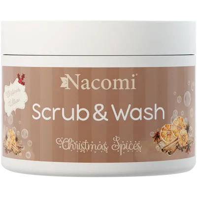 Nacomi Scrub & Wash Christmas Spices (Piankowy peeling do ciała)