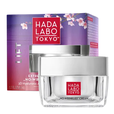 Hada Labo Tokyo Lift No-Wrinkles, Przeciwzmarszczkowy krem odbudowujący na dzień i noc