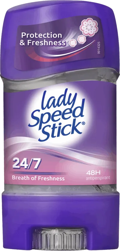 Lady Speed Stick 24/7 Breath of Freshness, 48h Antiperspirant (Dezodorant antyperspiracyjny w żelu)