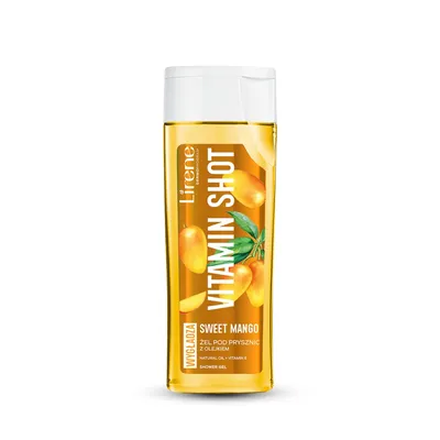 Lirene Dermoprogram Vitamin Shot, Żel pod prysznic z olejkiem `Sweet Mango`