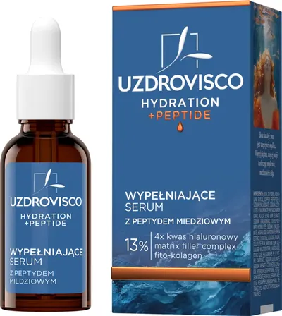 Uzdrovisco Hydration + Peptide, Wypełniające serum z peptydem miedziowym