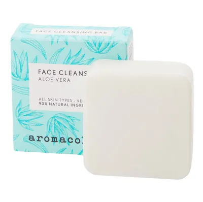 Action Aromacology, Aloe Vera,  Face Cleasing Bar (Aloes,  Kostka myjąca do twarzy)