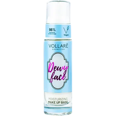 Vollare Cosmetics Dewy Face Moisturizing Make Up Base (Nawilżająca baza pod makijaż)