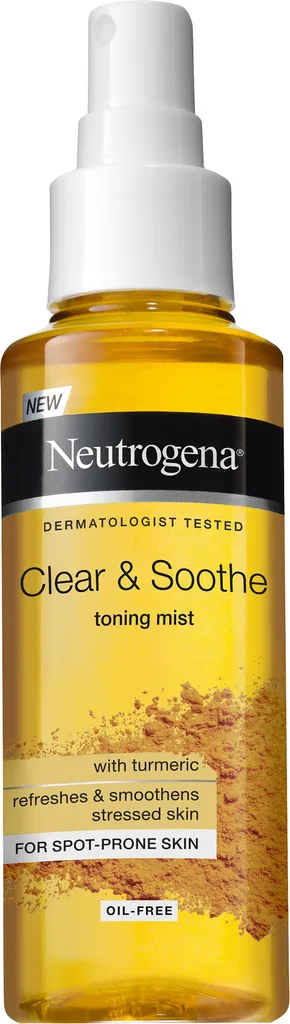 Neutrogena Clear & Soothe, Toning Mist (Mgiełka do twarzy z kurkumą)