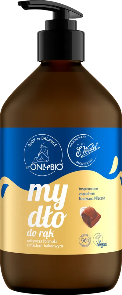 OnlyBio OnlyBio x Wedel, Body In Balance, Nadziana Mleczna, Mydło do rąk