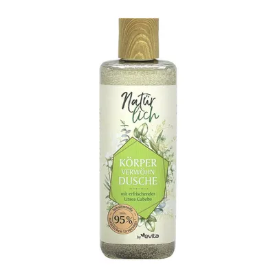 Evita Naturlal Litsea Cubeba, Shower Gel (Żel pod prysznic z ekstraktem z egzotycznej werbeny)