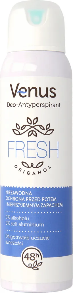Venus Fresh Origanol, Dezodorant w sprayu dla kobiet 48h