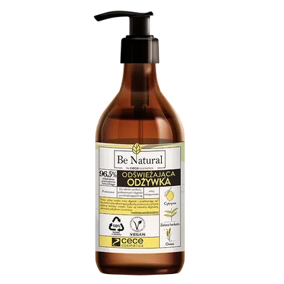 Be Natural by Cece Cosmetics Odświeżająca odżywka proteinowa do włosów cienkich, pozbawionych objętości i przetłuszczających się