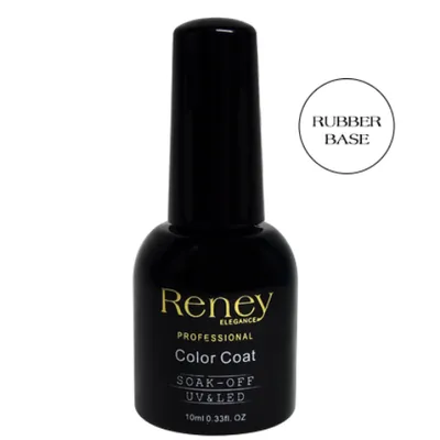 Reney Cosmetics Professional, Color Coat Soak-off UV/LED Rubber Base Cover (Baza hybrydowa)