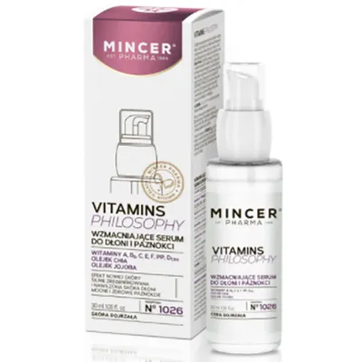 Mincer Pharma Vitamins Philosophy, Wzmacniające serum do dłoni i paznokci nr 1026
