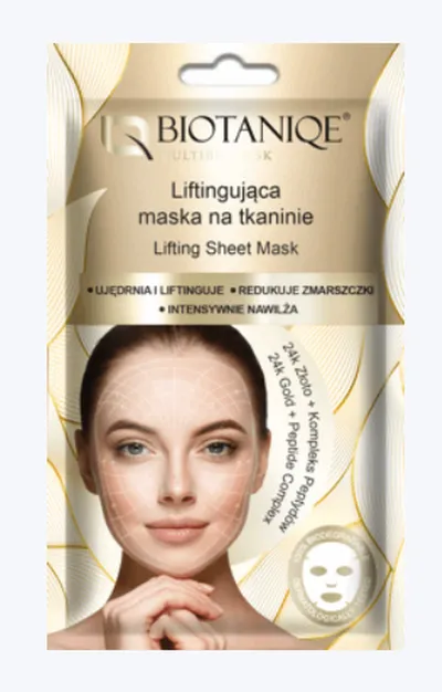 Biotaniqe Lifting Sheet Mask (Liftingująca maska na tkaninie)
