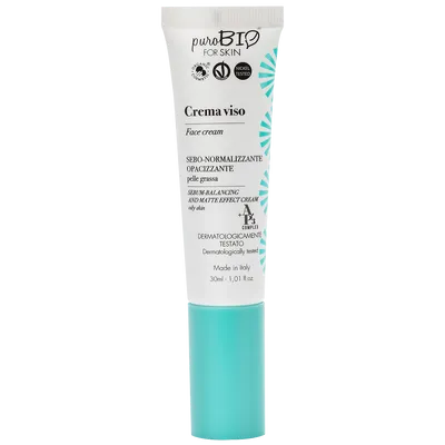puroBIO cosmetics Sebum-balancing and Matte Effect Cream (Krem do twarzy matujący)