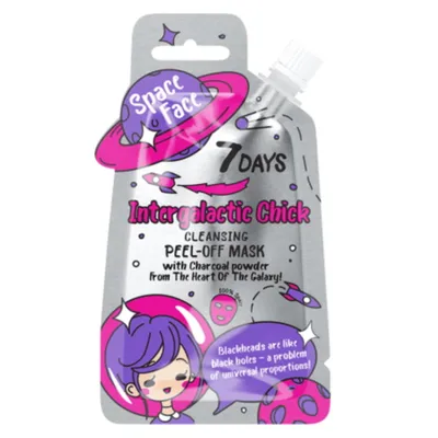 Vilenta 7 Days, Cleansing Peel-off Mask Intergalactic Chick (Maseczka peel-off do twarzy)