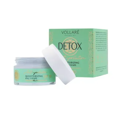 Vollare Cosmetics Verona, Detox Anti-pollution Moisturizing Day Cream (Nawilżający krem do twarzy SPF 30)
