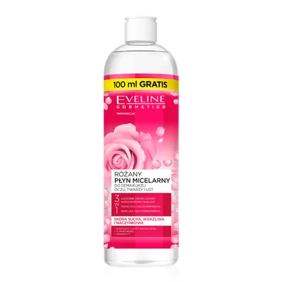 Eveline Cosmetics Różany płyn micelarny 3 w 1