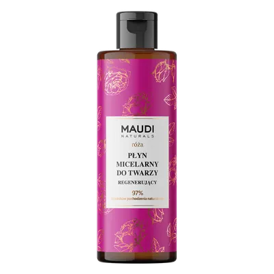 Maudi Naturals Róża, Regenerujący płyn micelarny do twarzy