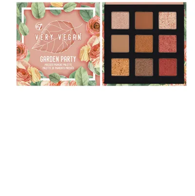 W7 Very Vegan, Garden Party Pressed Pigment Palette (Paletka prasowanych pigmentów)