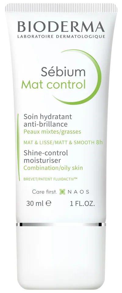Bioderma Sebium Mat Control, Shine-control Moisturiser (Matujący, wygładzający krem nawilżający do skóry mieszanej i tłustej)