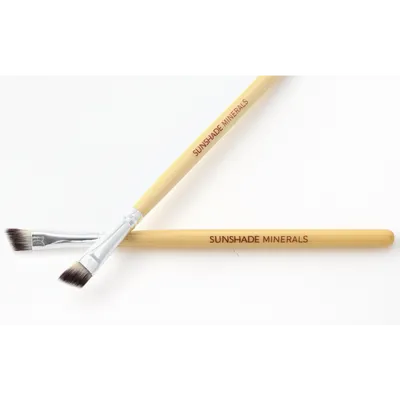 Sunshade Minerals Pędzel skośny do brwi i eyelinera