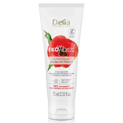 Delia EKOflorist, Oczyszczający peeling do twarzy