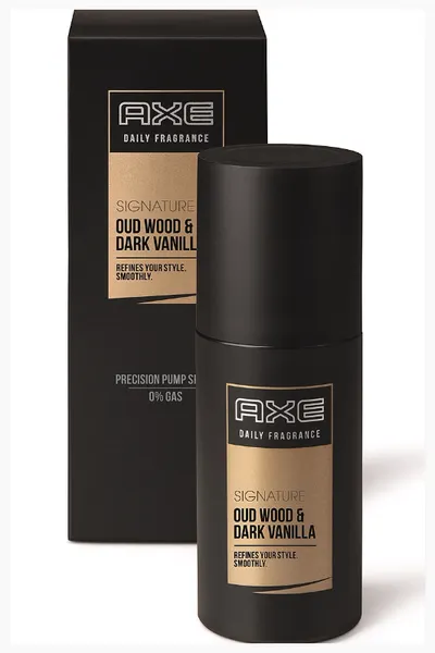 AXE Signature, Oud Wood & dark Vanilla Pump Spray (Perfumowany spray do ciała)
