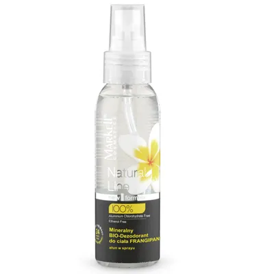 Markell Cosmetics Natural Line, Mineral Body Bio-deodorant Frangipani (Mineralny bio dezodorant do ciała `Frangipani`)